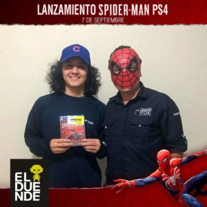 Entrega Videojuego Spiderman en Operación Araña